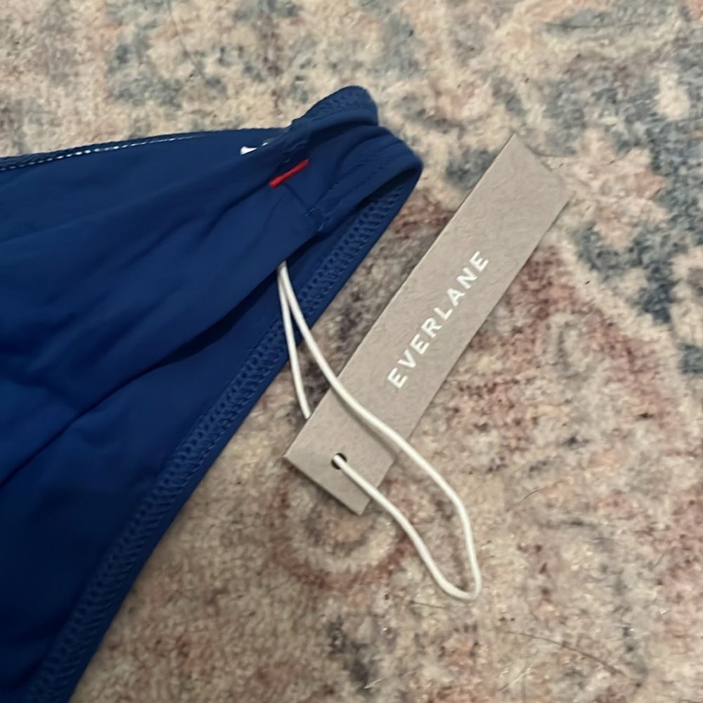 NWT Everlane Blue Dusk Bikini Bottom XS Low Rise Italian Quick Dry Class… - Picture 3 of 7